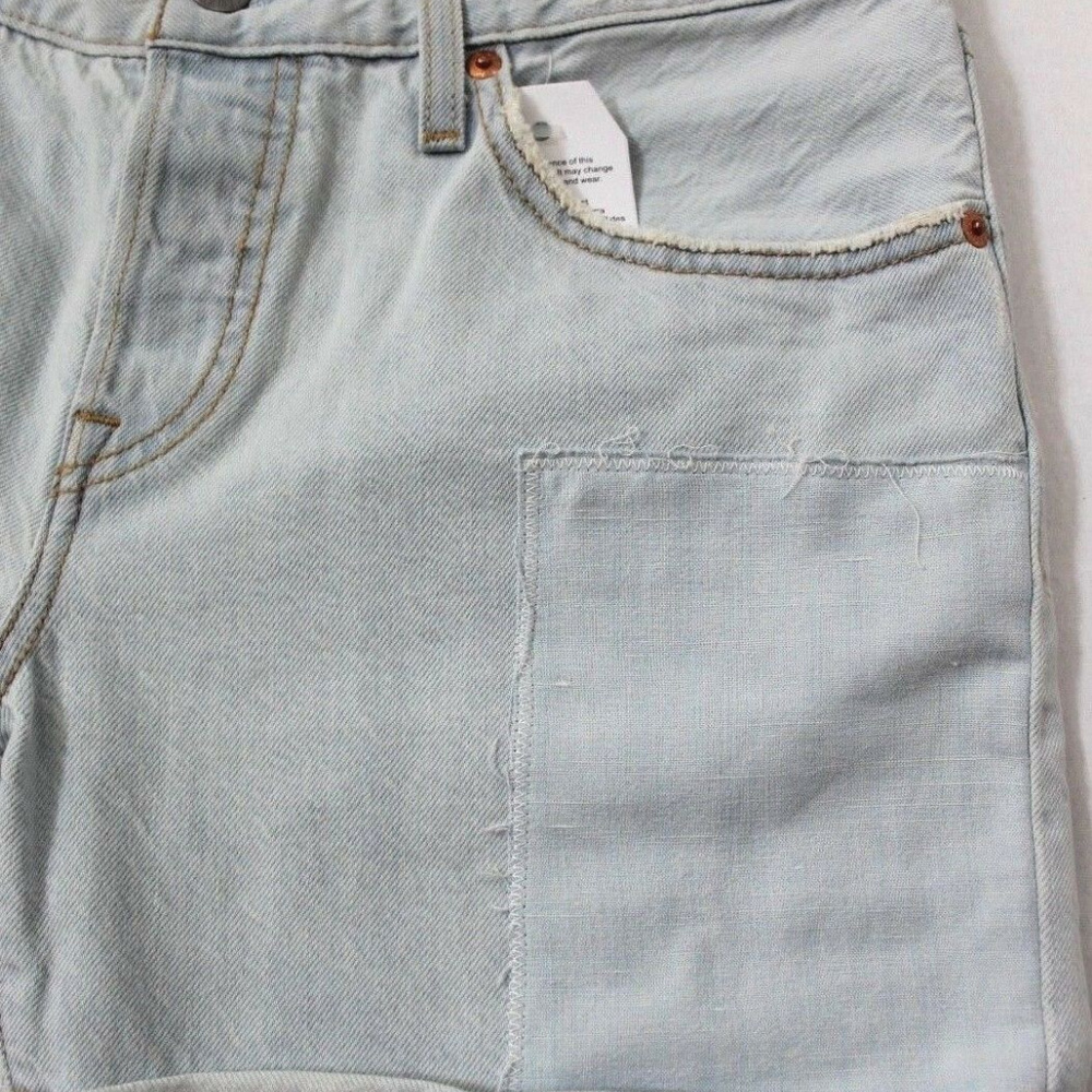 Levi's 501CT Tapered Leg Distressed Shorts Jeans - Picture 7 of 7